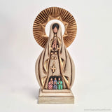 Our Lady of Fátima Catholic Sculpture, Virgin Mary, Virgen Maria, Maria Lea Cerdá