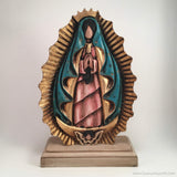 Our Lady of Guadalupe Sculpture, Virgen de Guadalupe, Virgin Mary, Virgen Maria, Maria Lea Cerdá