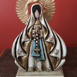 Our Lady of Lourdes Catholic Sculpture, Virgin Mary, Virgen Maria