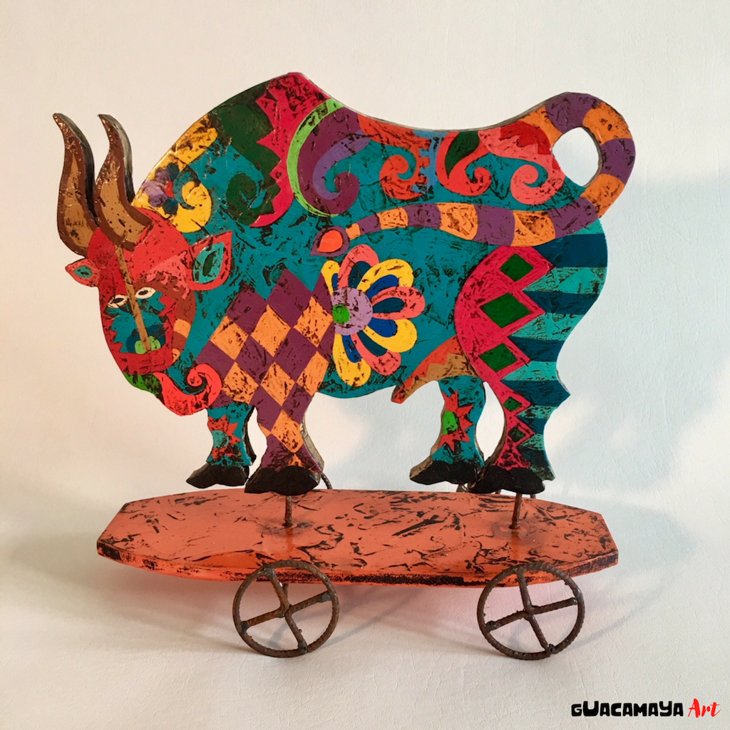 Bull art Sculpture Mariano Guillot home decor venezuela 