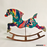 Wood sculpture for home decor by Venezuelan Artist Mariano Guillot. Horse lovers collectible art. 