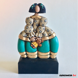 Art decor handmade by Venezuelan Artist Maria Lea Cerda. Menina inspire by Diego Velasquez. 