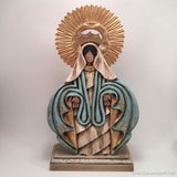 Our Lady of Miraculous Medal Catholic Sculpture, Virgin Mary, Virgen Maria