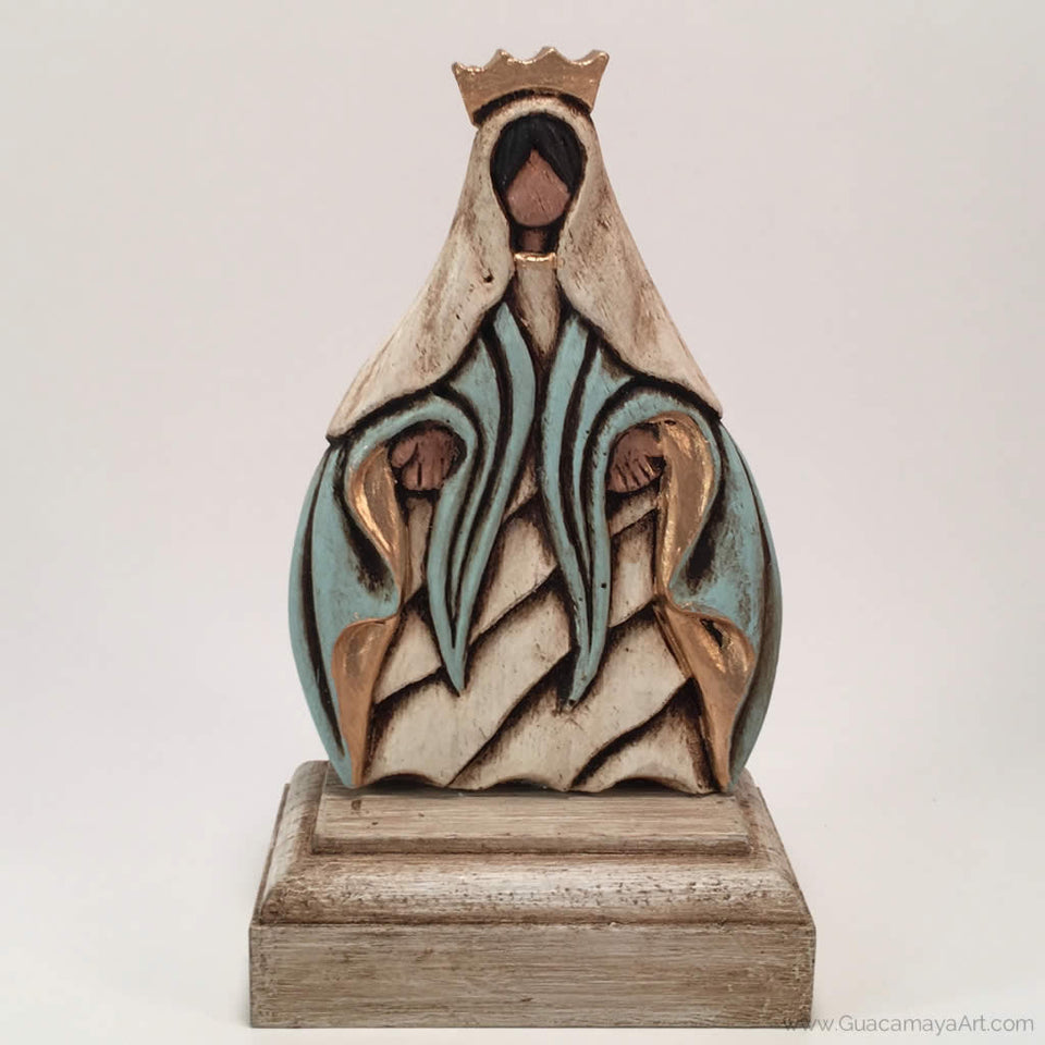 Mary of the Miraculous Medal Sculpture - Medalla de la Milagrosa